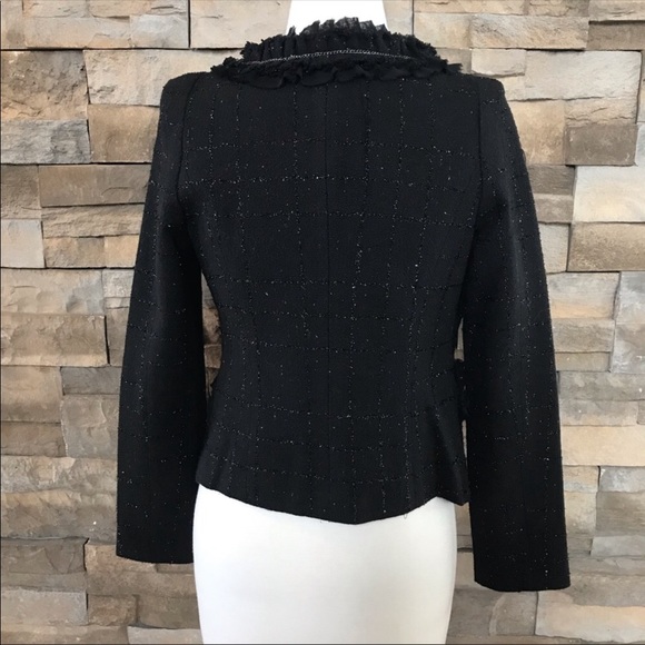 So Not-basic black blazer with sparkle detail - Picture 3 of 4